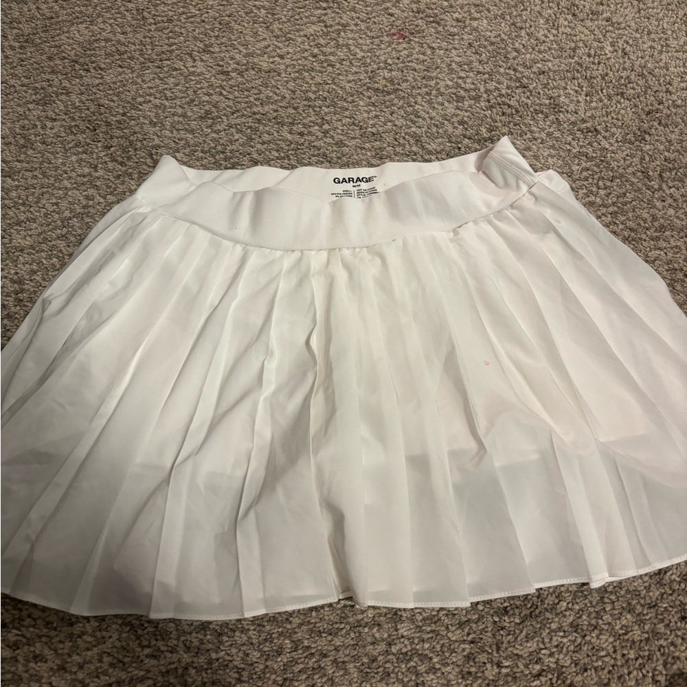 Garage Classic White Mini Skirt